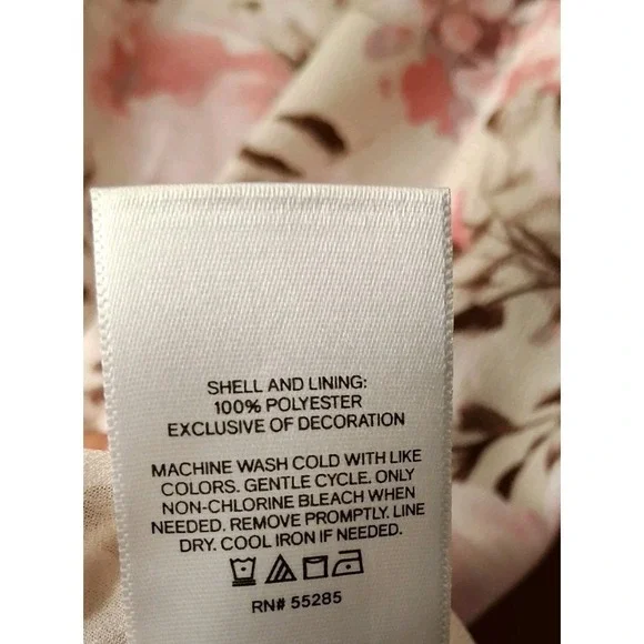 Express Women's Camisole Tank XL NWT Lace Trim Strap Layering Top Floral Pink - Picture 7 of 7